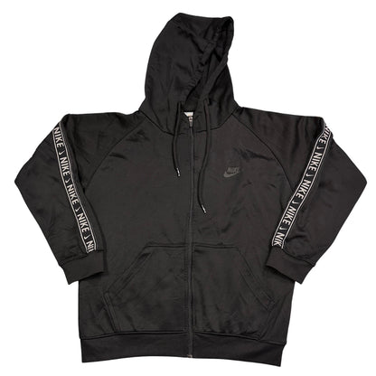 Nike® Black Hoodie Logo Tape-M