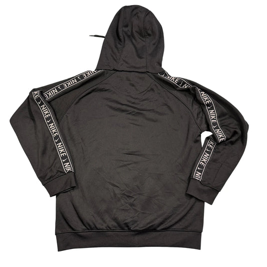 Nike® Black Hoodie Logo Tape-M