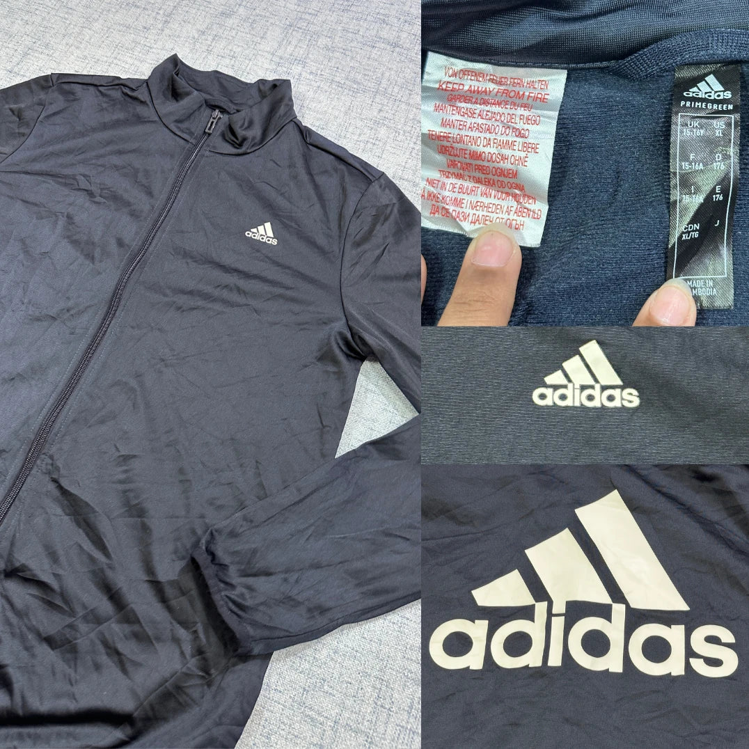 Adidas® Black Track Jacket Lightweight-S