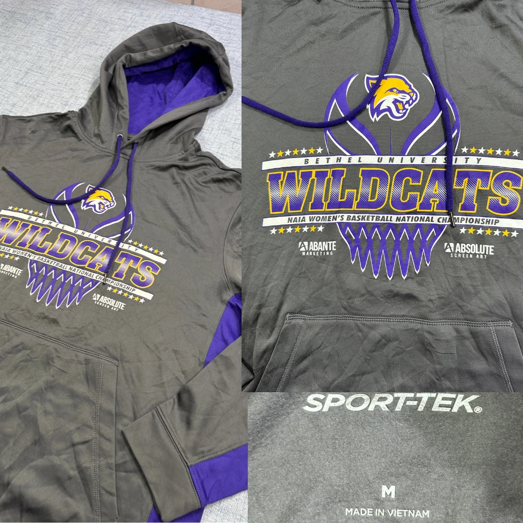 Sport Tek® Grey Hoodie Wildcats-M