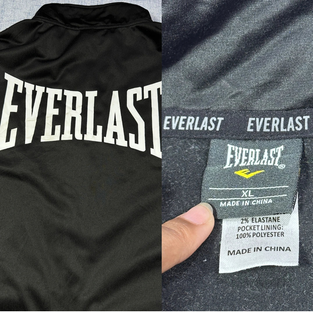 Everlast® Black Track Jacket Zip-XL