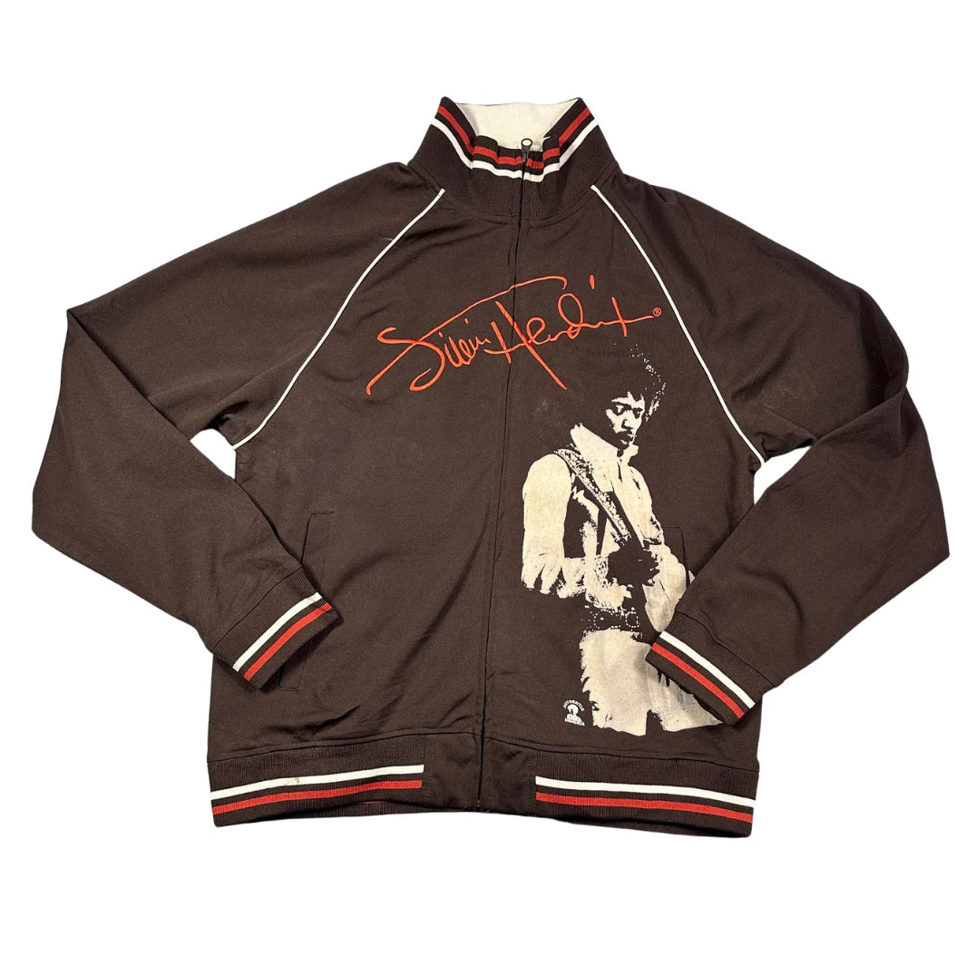 Hybrid® Brown Track Jacket Graphic-M