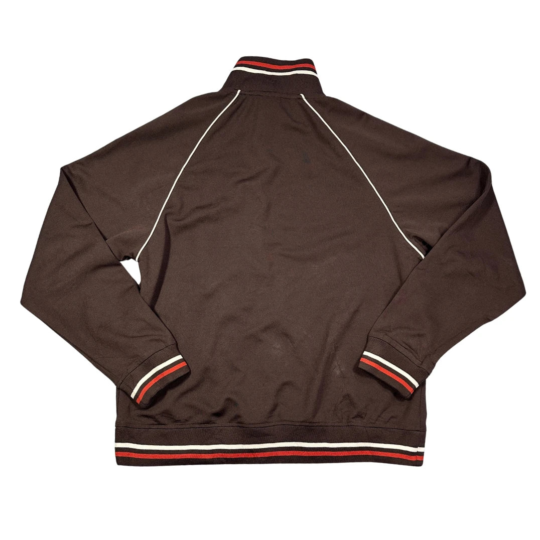 Hybrid® Brown Track Jacket Graphic-M