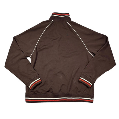 Hybrid® Brown Track Jacket Graphic-M