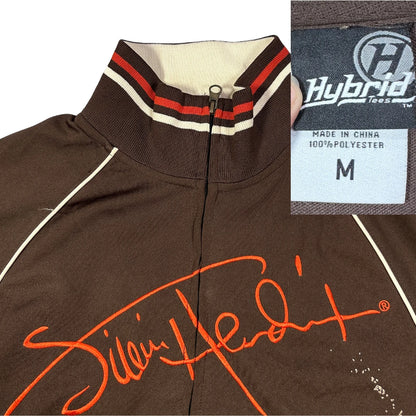 Hybrid® Brown Track Jacket Graphic-M
