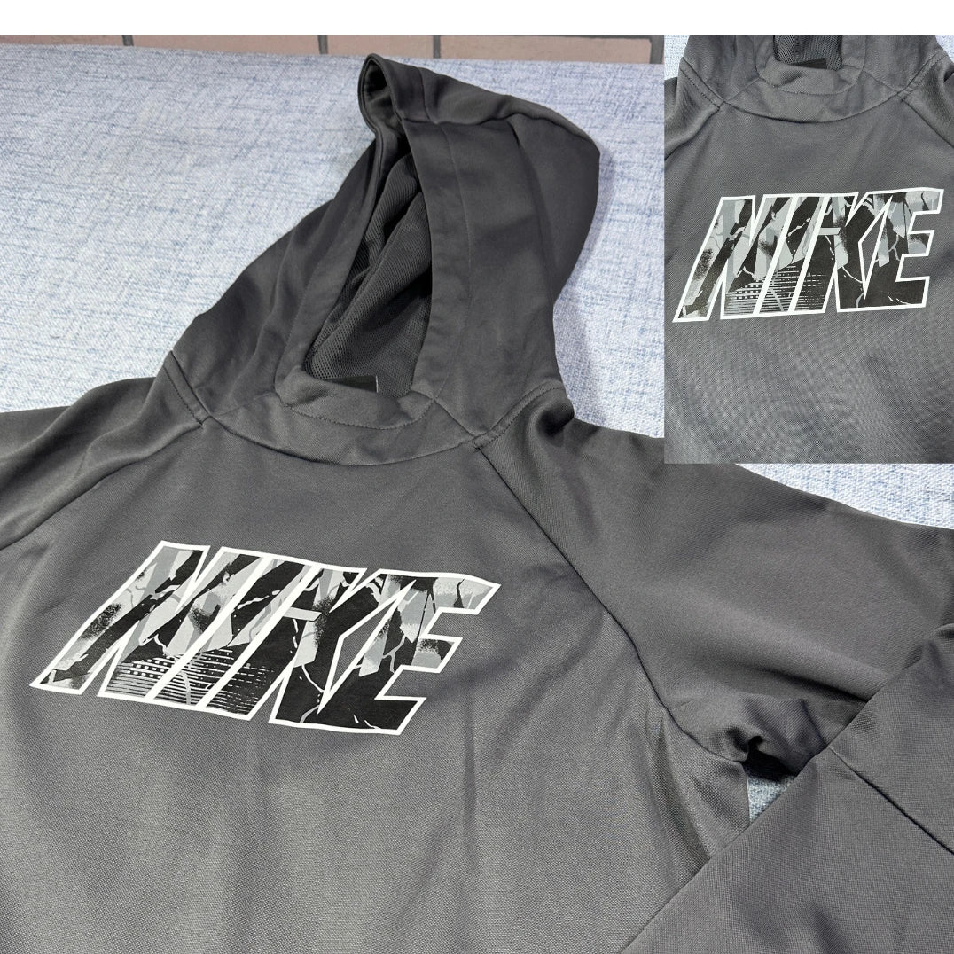 Nike® Grey Dri FIT Hoodie
