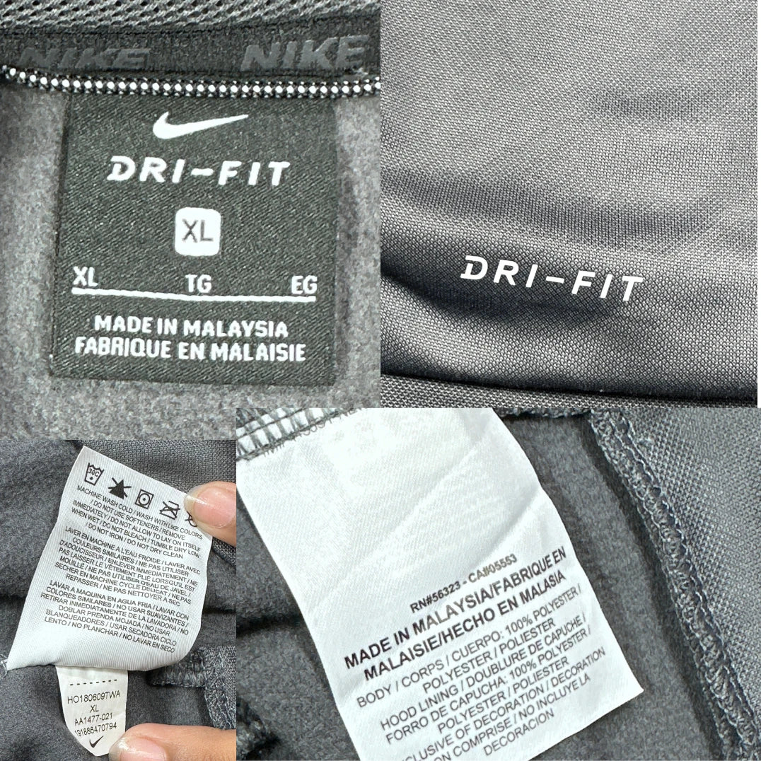Nike® Grey Dri FIT Hoodie