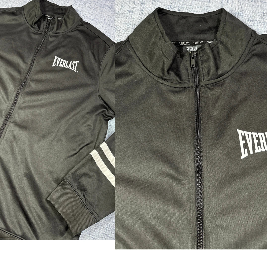 Everlast® Black Track Jacket Zip(L)