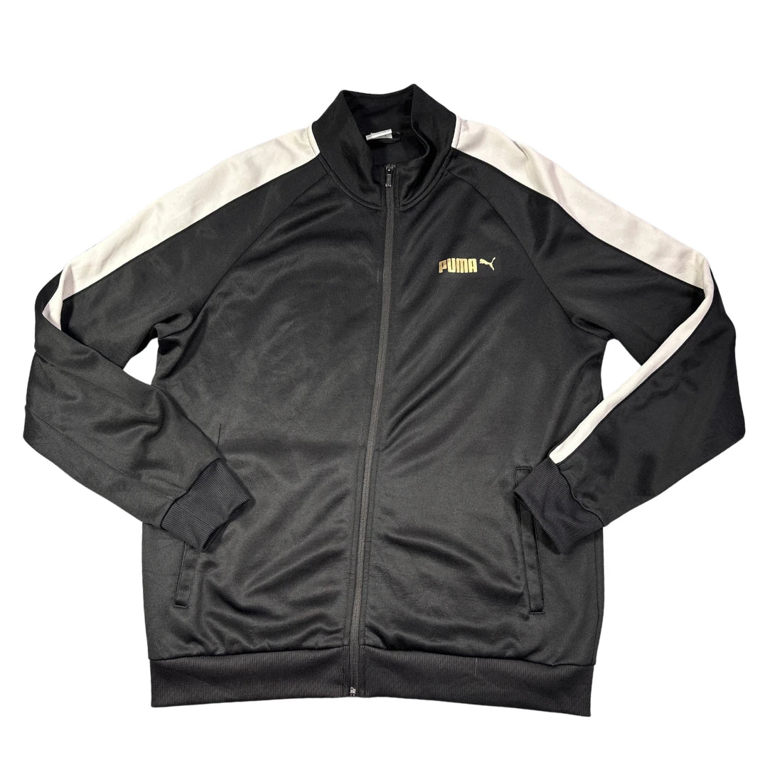 Puma® Black Track Jacket Contrast(L)