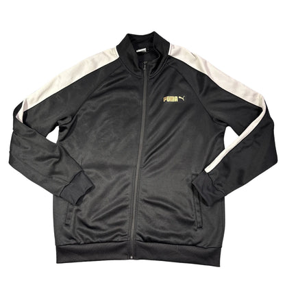 Puma® Black Track Jacket Contrast(L)