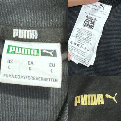 Puma® Black Track Jacket Contrast(L)