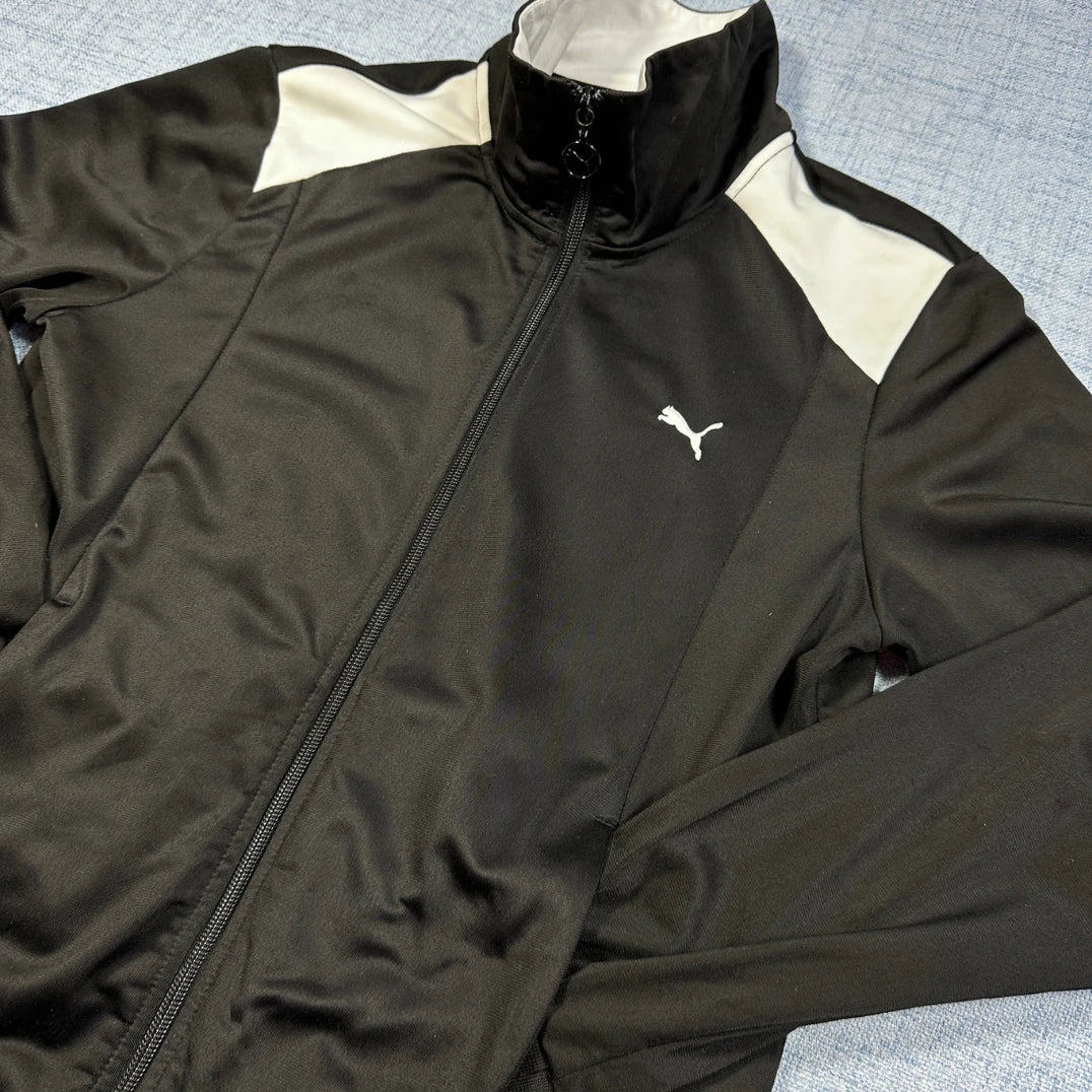 Puma® Black Track Jacket Contrast