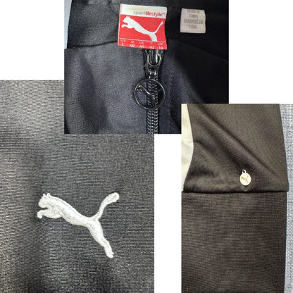 Puma® Black Track Jacket Contrast