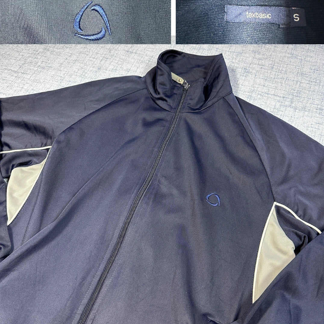 Texbasic® Navy Track Jacket Contrast-S