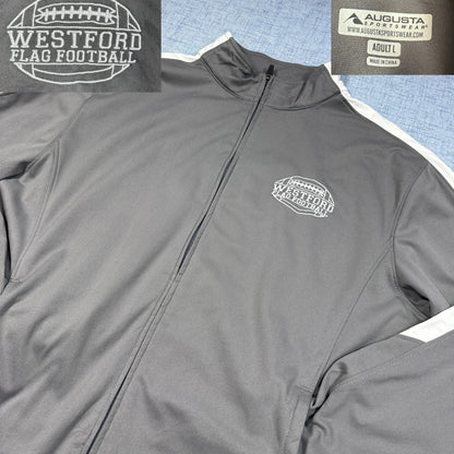 Augusta® Grey Track Jacket Football-L