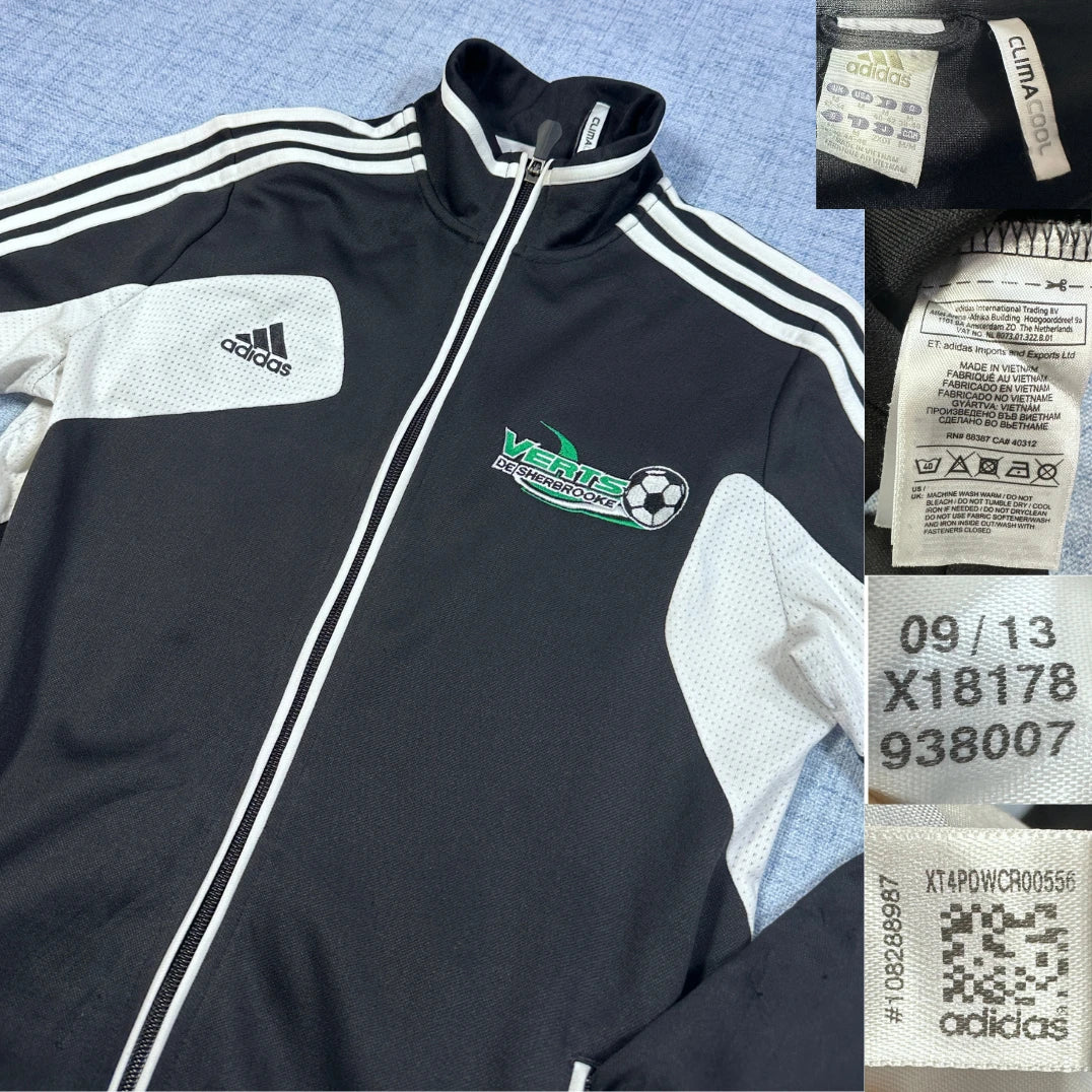Adidas® Black Climacool Track Jacket-S