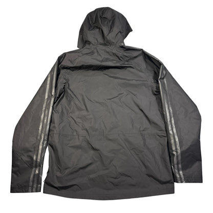 Adidas® Black Climastorm Hooded Jacket-M