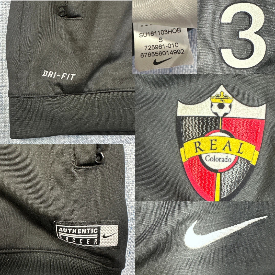 Nike® Black Dri Fit Soccer Jacket-S