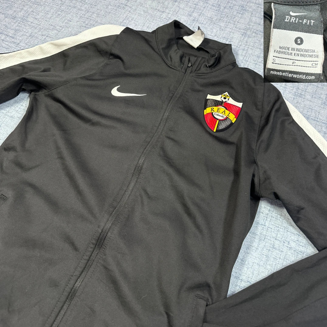 Nike® Black Dri Fit Soccer Jacket-S