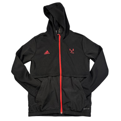 Adidas® Black Messi Hooded Jacket-S