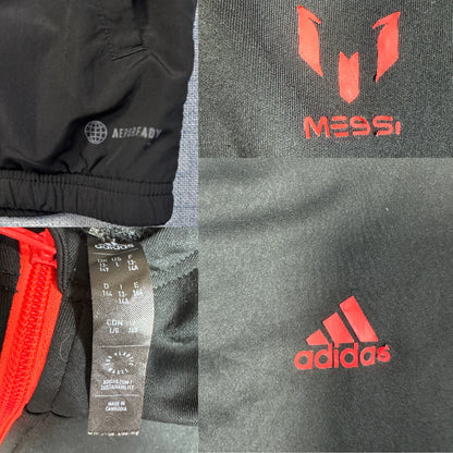 Adidas® Black Messi Hooded Jacket-S