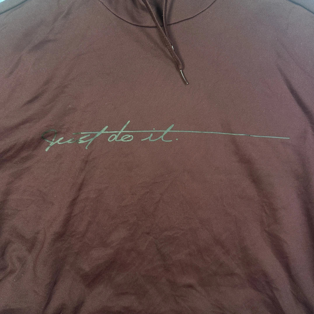 Nike® Maroon Pullover Hoodie Graphic-M