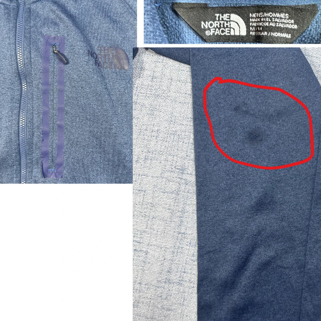 The North Face® Blue Hooded Jacket-M