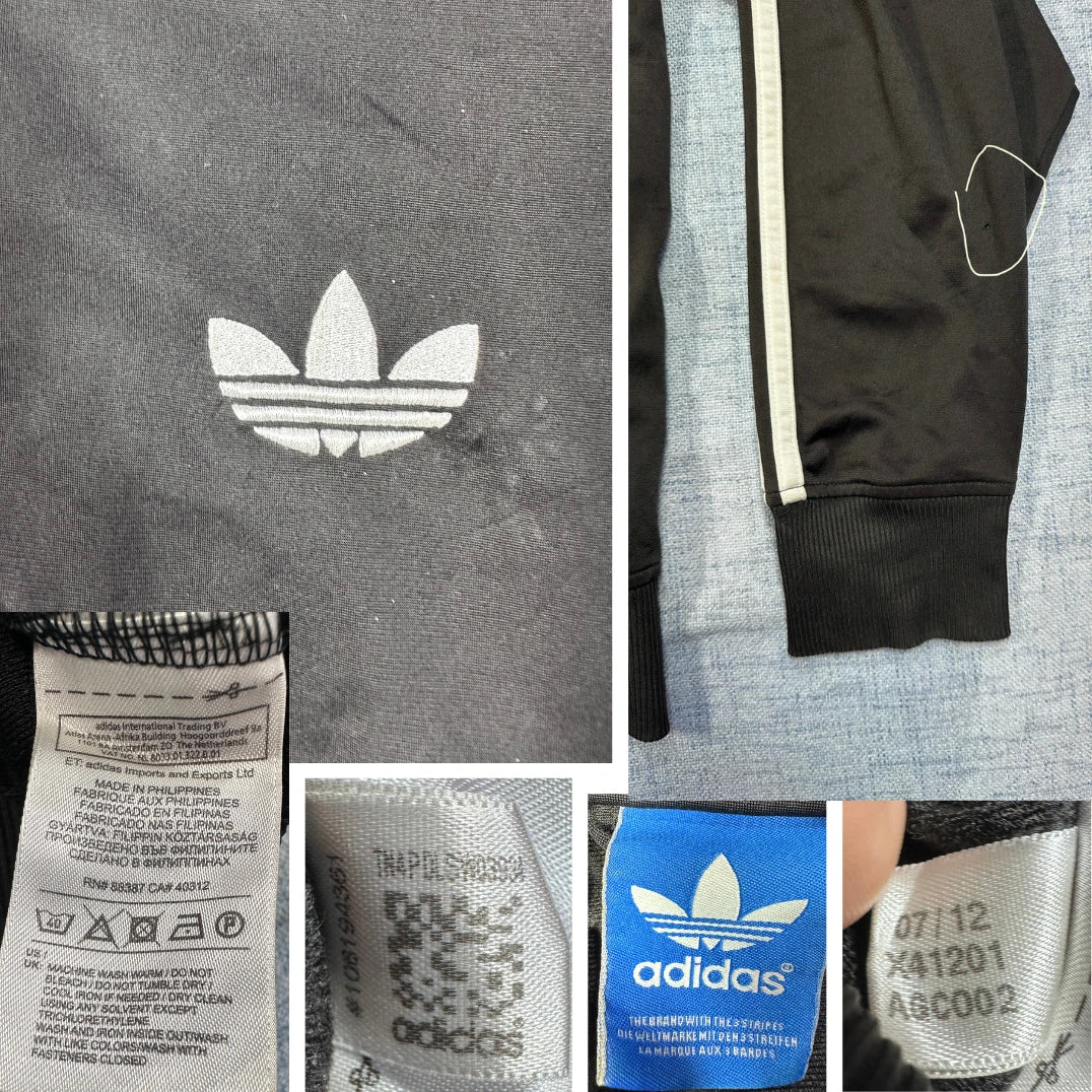 Adidas Originals Black Trefoil Track Jacket-M