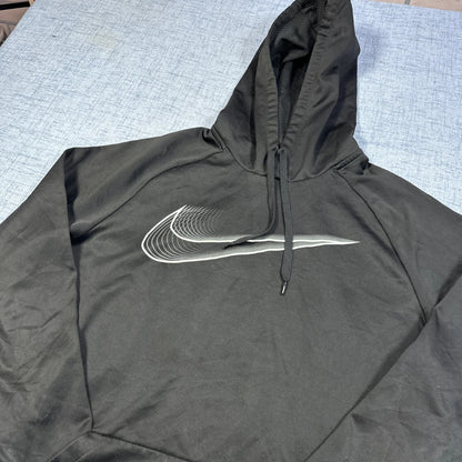 Nike Dri-Fit Black Pullover Hoodie (L)