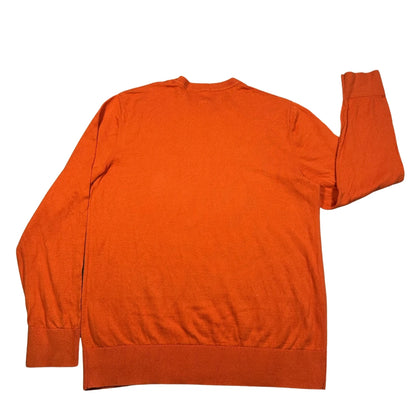 Gap Orange Crew Neck Cotton Sweater-L