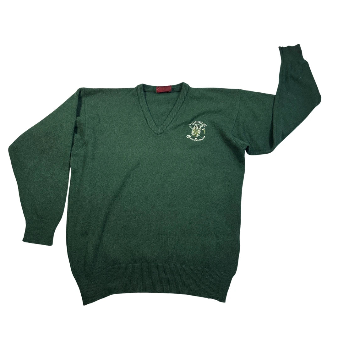 Glenmuir Green Broadstone Golf Club Wool Sweater-L