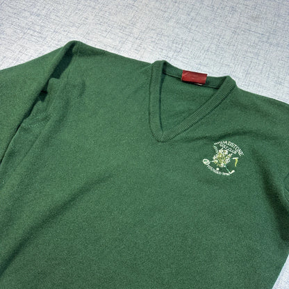 Glenmuir Green Broadstone Golf Club Wool Sweater-L