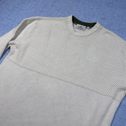 Passenger Cream Waffle Knit Sweater-L
