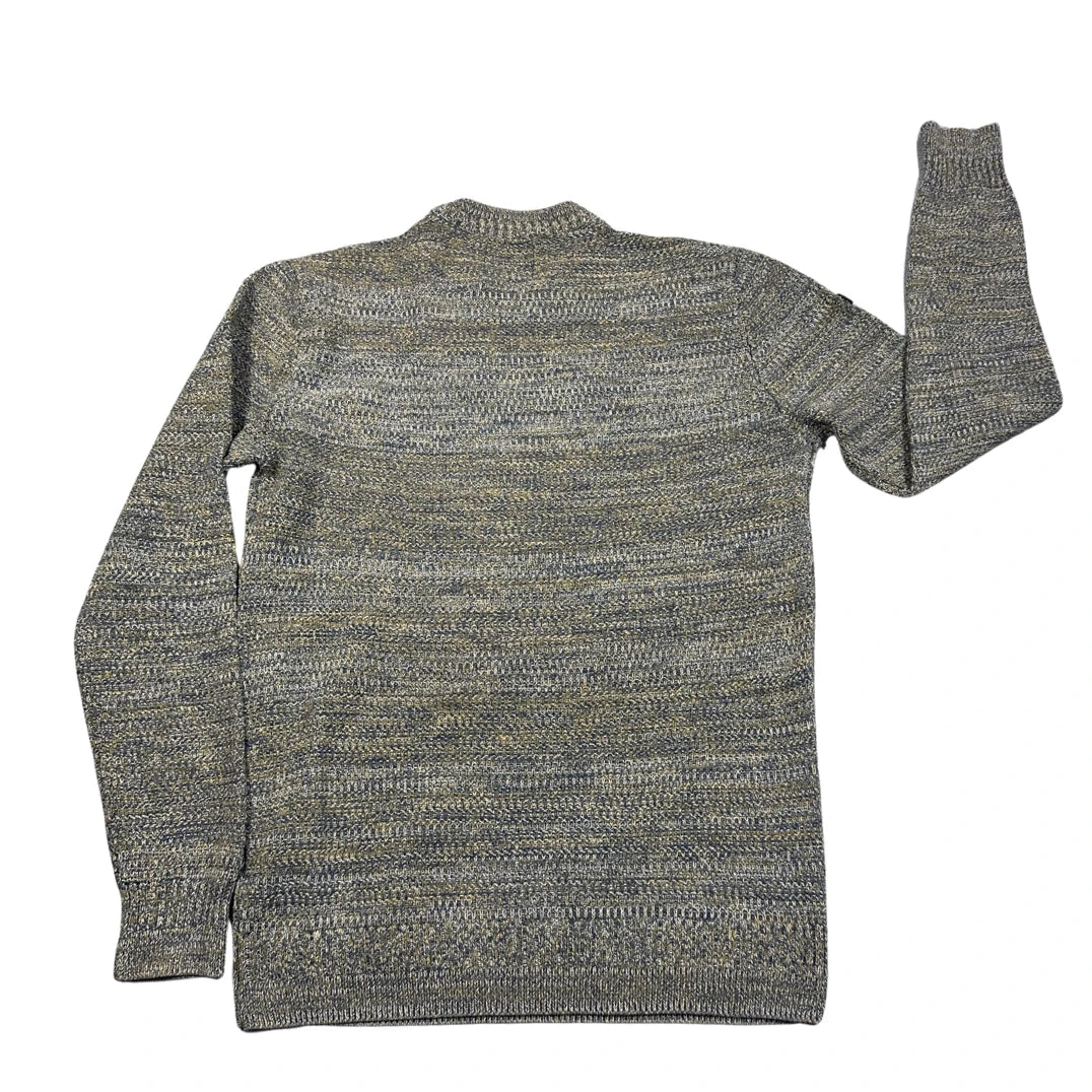 Superdry Grey Multicolor Space-Dye Knit Sweater-M