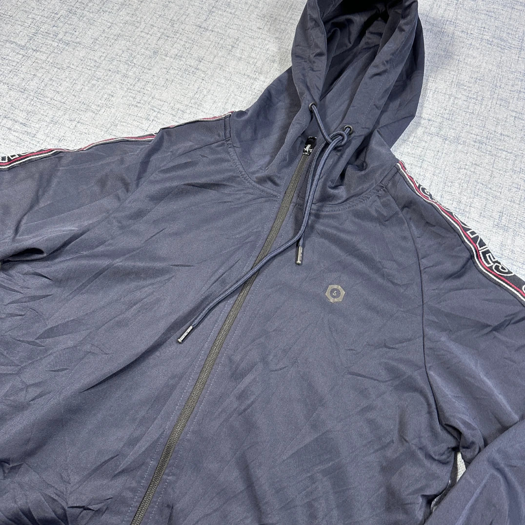 Jack & Jones Navy Zip Hoodie-Medium