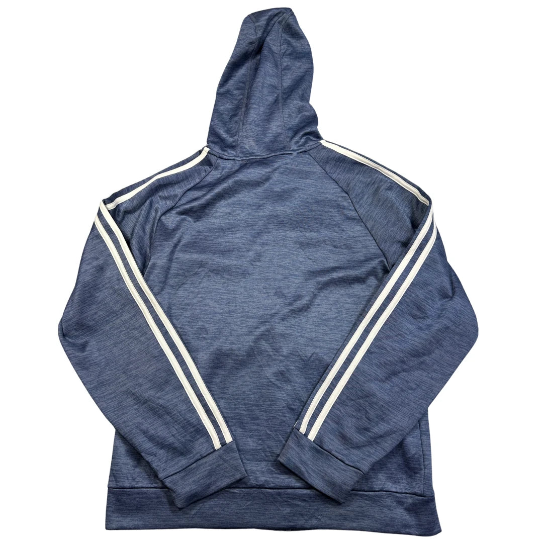 Adidas Navy Heather Zip Hoodie