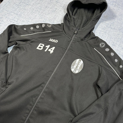 JAKO Black Zip Track Jacket-KFC Diest B14-Medium