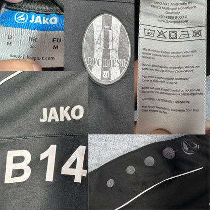 JAKO Black Zip Track Jacket-KFC Diest B14-Medium