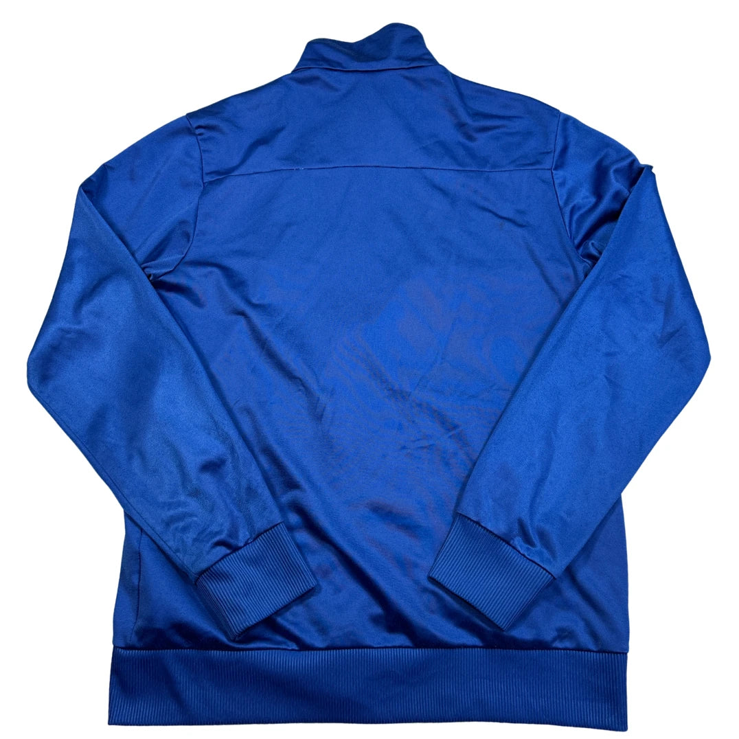Adidas Blue Navy Colorblock Track Jacket-Medium