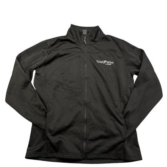 Total Wine & More Black Fleece Zip Jacket-L