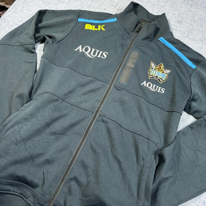 BLK Aquis Gold Coast Titans NRL Grey Track Jacket-Medium