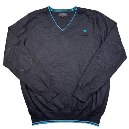 The 1690 Collection® Black V Neck Sweater-M