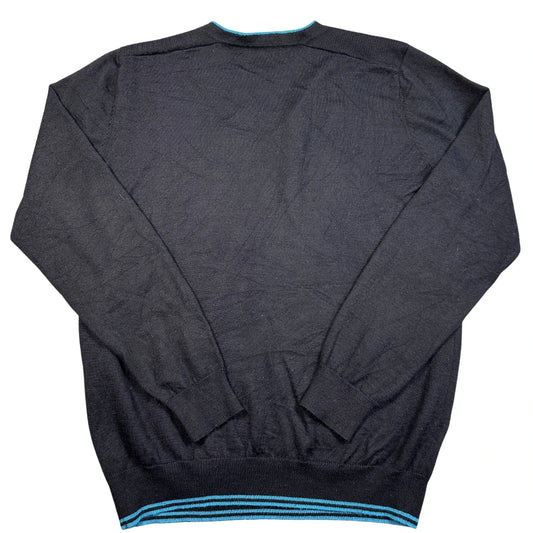 The 1690 Collection® Black V Neck Sweater-M