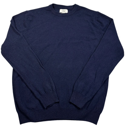 M&S® Navy Wool Sweater Crewneck-XL