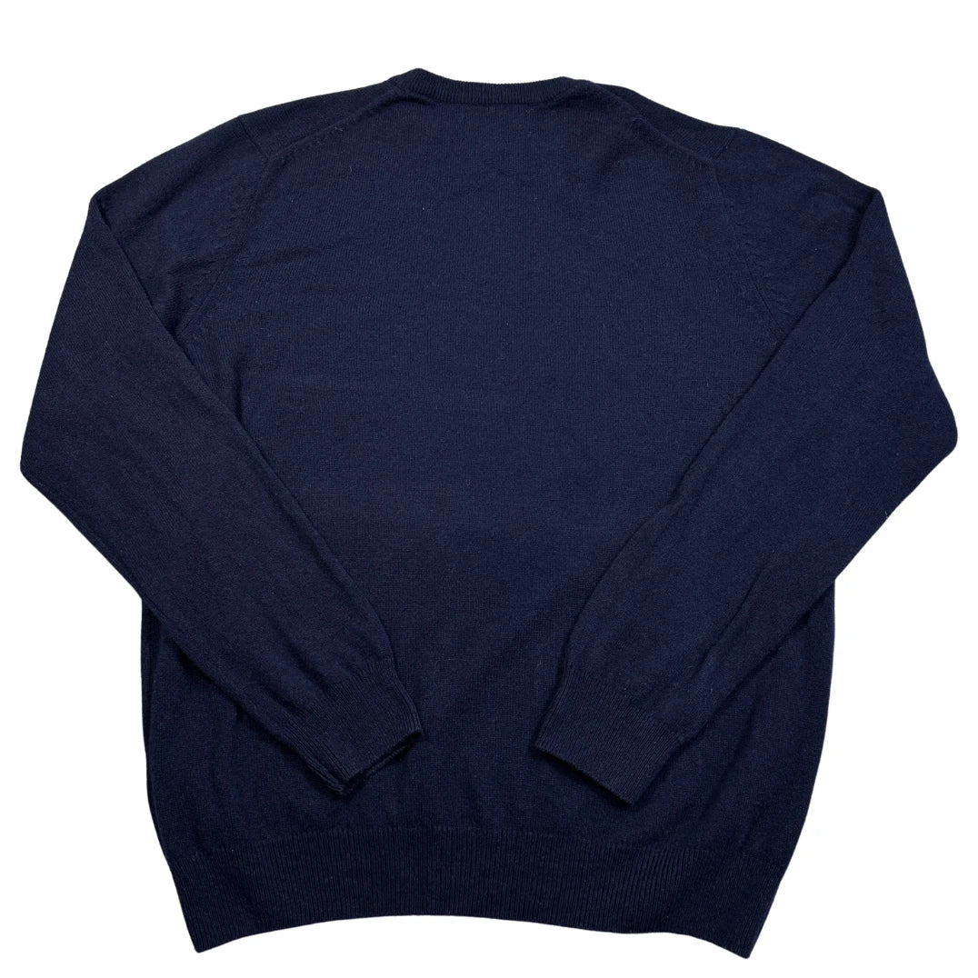 M&S® Navy Wool Sweater Crewneck-XL