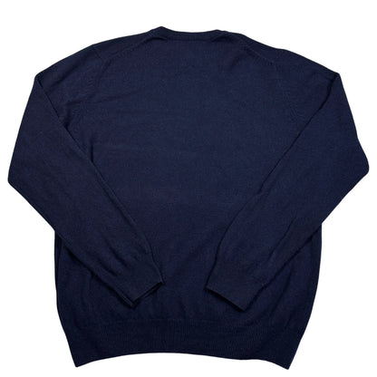 M&S® Navy Wool Sweater Crewneck-XL
