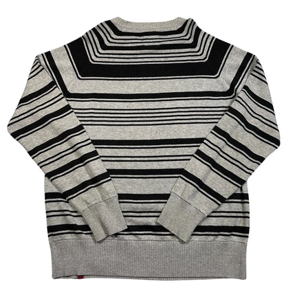 Jack & Jones® Grey Striped Sweater-L