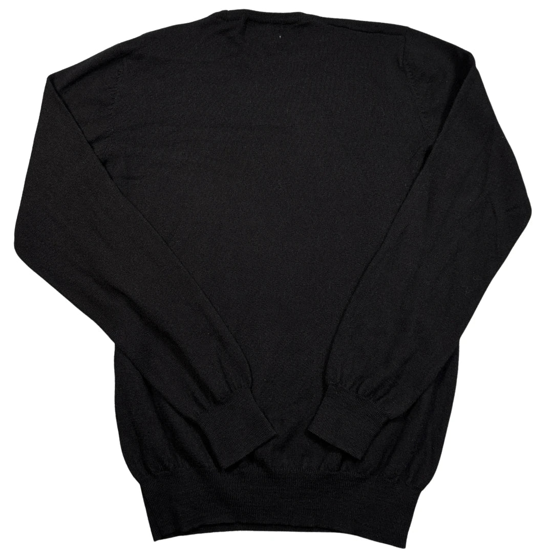 Cedar Wood State® Black Merino Wool Sweater-M