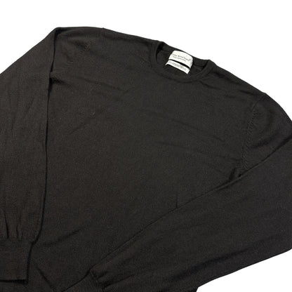 Cedar Wood State® Black Merino Wool Sweater-M