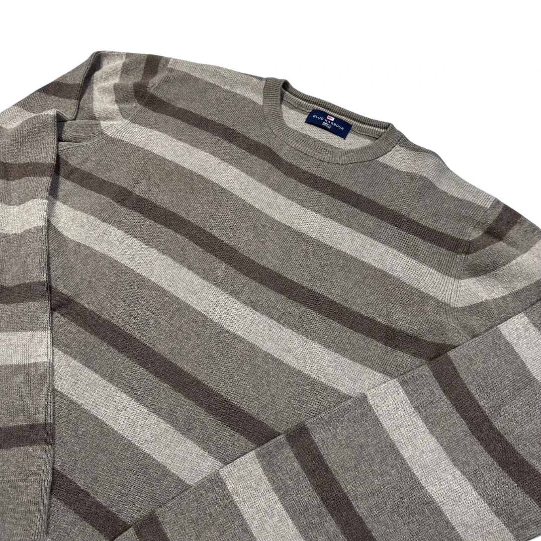 Marks & Spencer® Taupe Striped Sweater-M